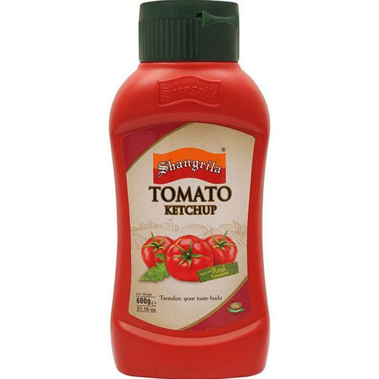 SHANGRILA TOMATO KETCHUP SQUEEZE BOTTLE 600GM - Nazar Jan's Supermarket