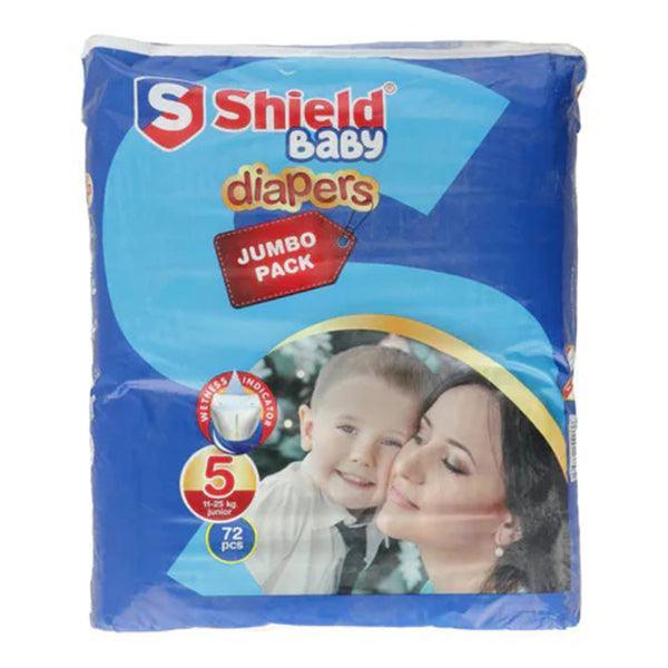 SHIELD BABY DIAPERS LARGE 7-18KG 72 PCS - Nazar Jan's Supermarket