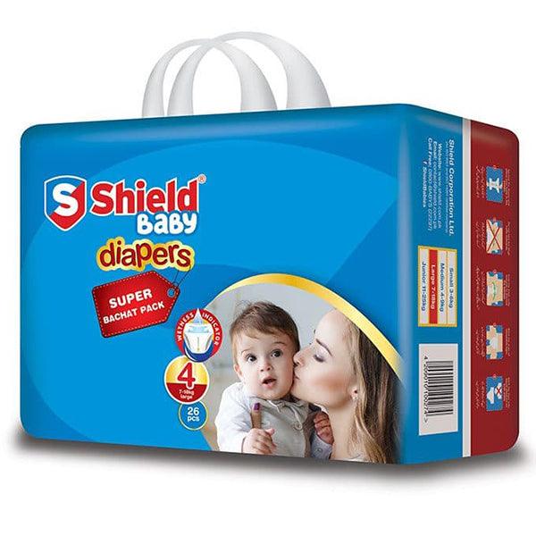 SHIELD BABY DIAPERS SUPER LARGE PACK 26PCS - Nazar Jan's Supermarket