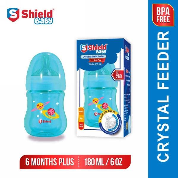 SHIELD BABY WIDE NECK ANTI COLIC FEEDER 180ML - Nazar Jan's Supermarket