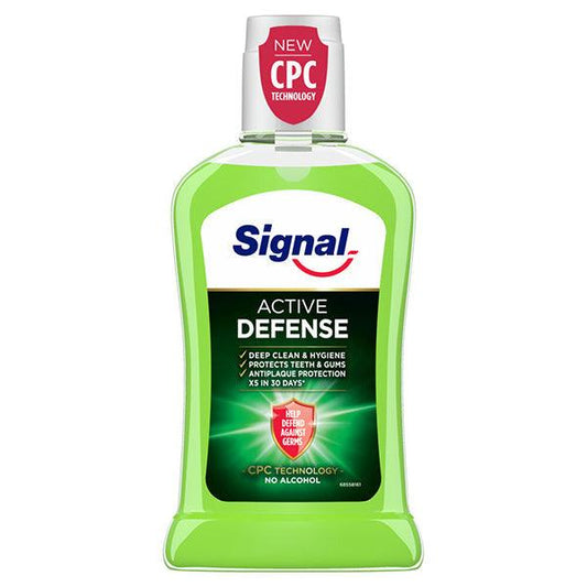 SIGNAL ACTIVE DEFENSE MOUTH WASH 250ML - Nazar Jan's Supermarket