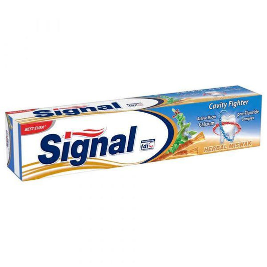 SIGNAL HERBAL MISWAK TOOTH PASTE 120ML - Nazar Jan's Supermarket