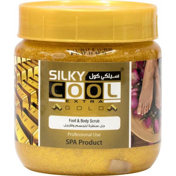 SILKY COOL GOLD FOOT & BODY SCRUB GEL 500ML - Nazar Jan's Supermarket