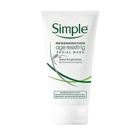 SIMPLE REGENERATION AGE RESISTING FACIAL WASH 150ML - Nazar Jan's Supermarket