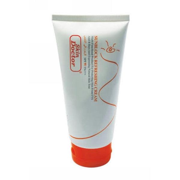 SKIN DOCTOR SUNBLOCK REFRESHING CREAM 150GM - Nazar Jan's Supermarket