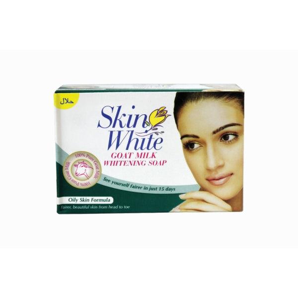 SKIN WHITE GOAT MILK WHIENING OILY SKIN SOAP 110GM - Nazar Jan's Supermarket