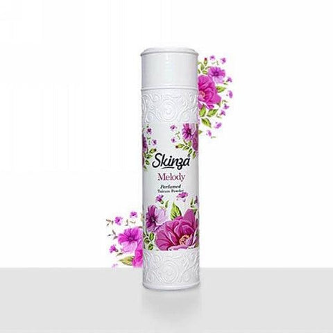 SKINZA TALCUM POWDER MELODY 125GM - Nazar Jan's Supermarket