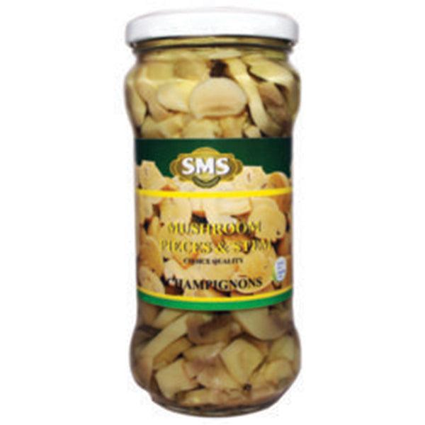 SMS PIECES & STEMS MUSHROOMS 530GM - Nazar Jan's Supermarket