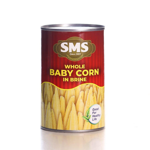 SMS WHOLE BABY SWEET CORN 400GM - Nazar Jan's Supermarket