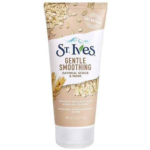 ST.IVES GENTLE SMOOTHING OATMEAL SCRUB & MASK 170G - Nazar Jan's Supermarket