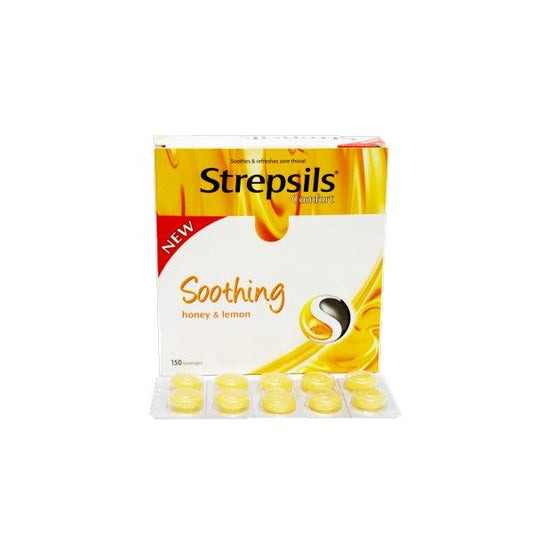 STREPSILS SOOTHING COMFORT HONEY & LEMON 75PCS - Nazar Jan's Supermarket