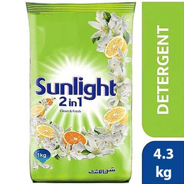 SUNLIGHT 2IN1 CLEAN & FRESH 4.3KG - Nazar Jan's Supermarket