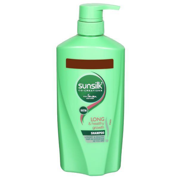 SUNSILK HEALTHIER & LONG SHAMPOO 650ML IMP - Nazar Jan's Supermarket