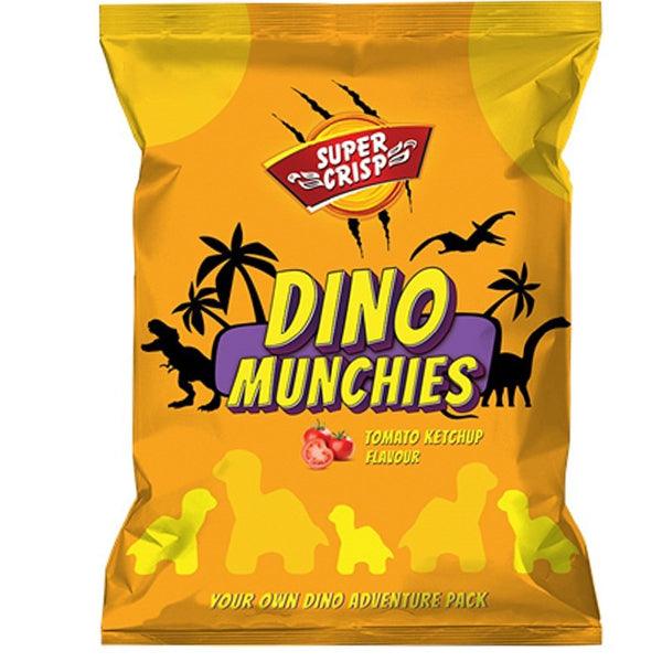 SUPER CRISP DINO MUNCHIES TOMATO KETCHUP FLAVOUR 21G - Nazar Jan's Supermarket