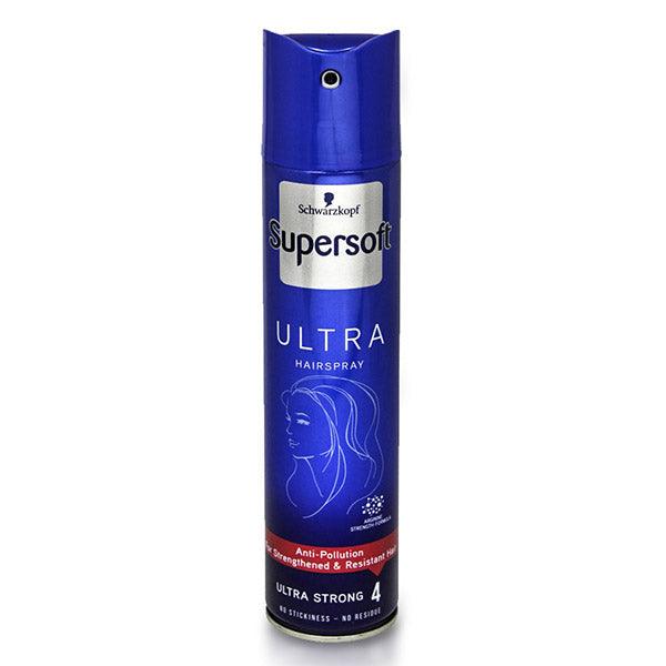 SUPERSOFT ULTRA HAIR SPRAY ANTI-POLLUTION 250ML - Nazar Jan's Supermarket