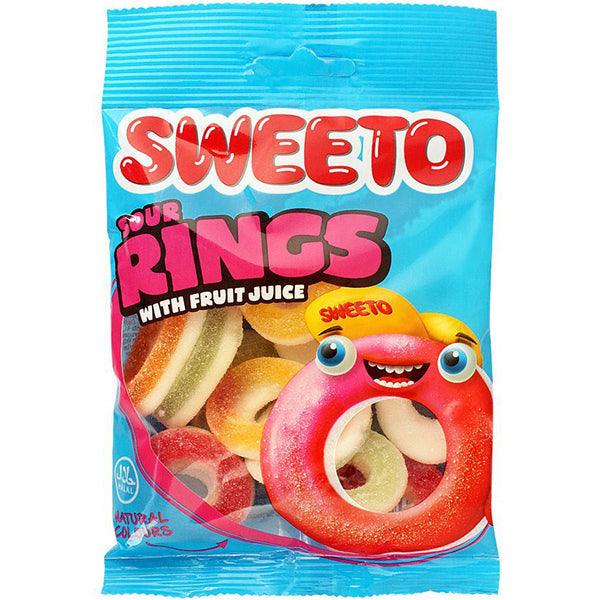 SWEETO SOUR RINGS JELLY 80GM - Nazar Jan's Supermarket