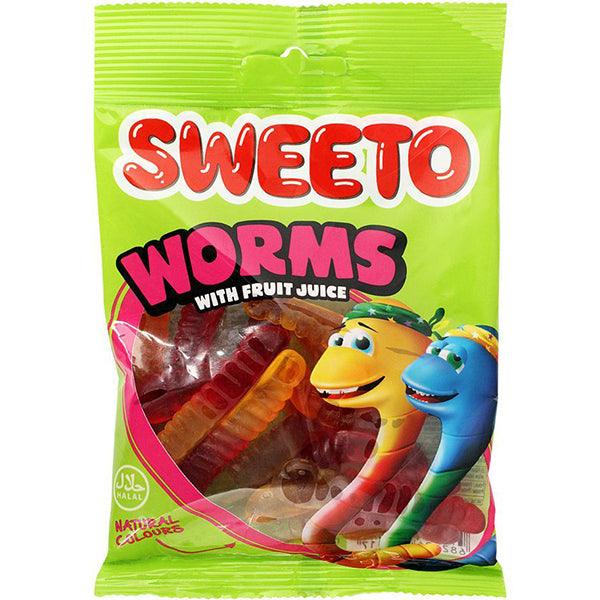 SWEETO WORMS JELLY 80GM - Nazar Jan's Supermarket