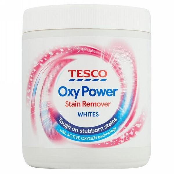 TESCO OXY POWER STAIN REMOVER WHITES 500GM - Nazar Jan's Supermarket