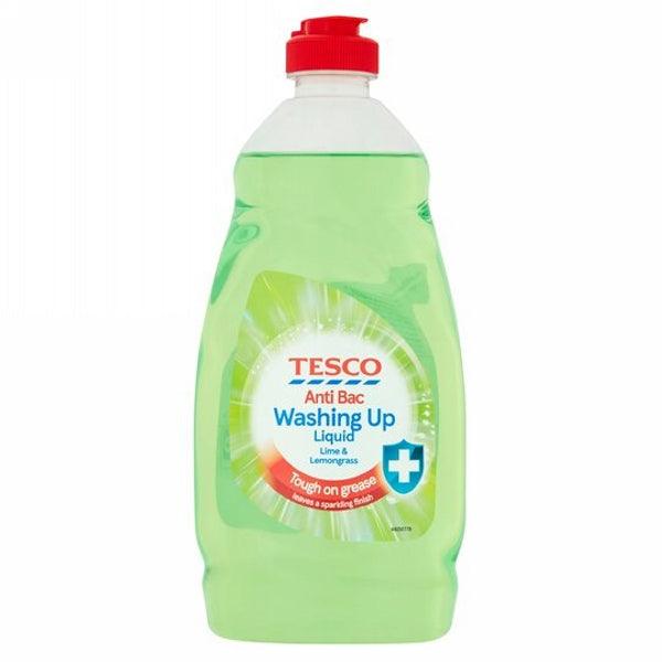 TESCO WASHING UP LIQUID LIME & LEMONGRASS 450ML - Nazar Jan's Supermarket