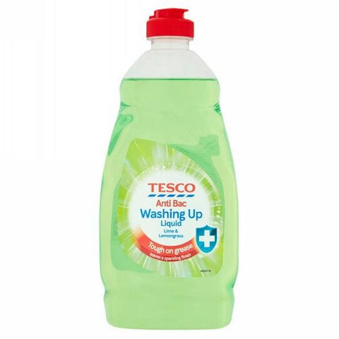 TESCO WASHING UP LIQUID LIME & LEMONGRASS 450ML - Nazar Jan's Supermarket