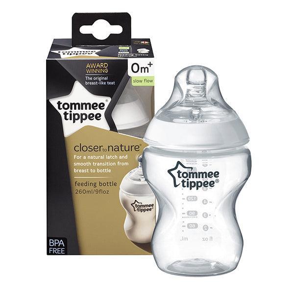 TOMMEE TIPPEE FEEDING BOTTLE WHITE 260ML - Nazar Jan's Supermarket