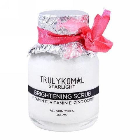 TRULYMKOMAL STARLIGHT BRIGHTENING SCRUB 30GM - Nazar Jan's Supermarket