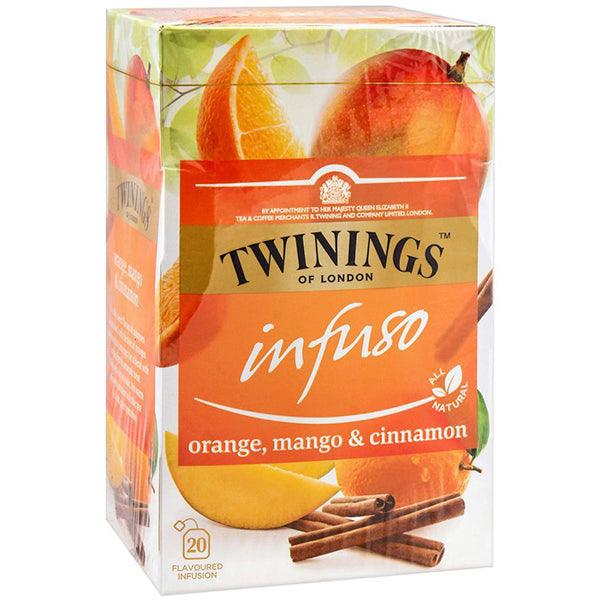 TWINING ORANGE MANGO & CINNAMON TEA BAGS 32GM - Nazar Jan's Supermarket