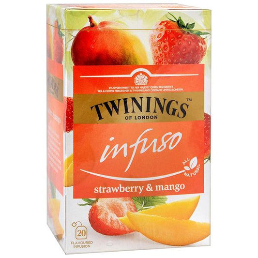 TWINING STRAWBERRY &amp; MANGO TEA BAGS 32GM - Nazar Jan's Supermarket