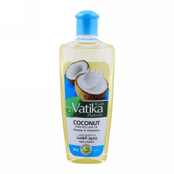 VATIKA COCONUT VOLUM & THICKNESS HAIR OIL 100ML - Nazar Jan's Supermarket