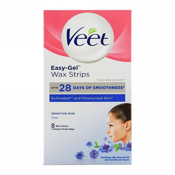 VEET FACE WAX STRIPS SENSITIVE SKIN 8PCS - Nazar Jan's Supermarket