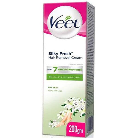 VEET SILKY FRESH HAIR REMOVAL CREAM 200GM - Nazar Jan's Supermarket