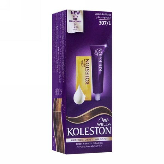 WELLA KOLESTON HAIR COLOR MEDIUM ASH BLONDE 307/1 - Nazar Jan's Supermarket