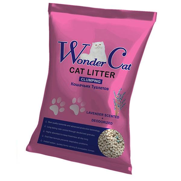 WONDER CAT LITTER LAVENDER SCENTED 5LTR - Nazar Jan's Supermarket