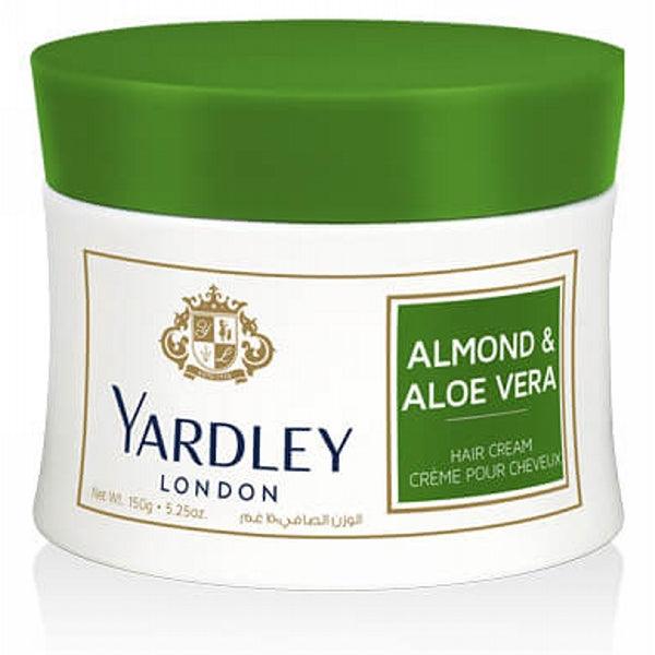 YARDLEY ALMOND & ALOE VERA HAIR CREAM 150GM - Nazar Jan's Supermarket