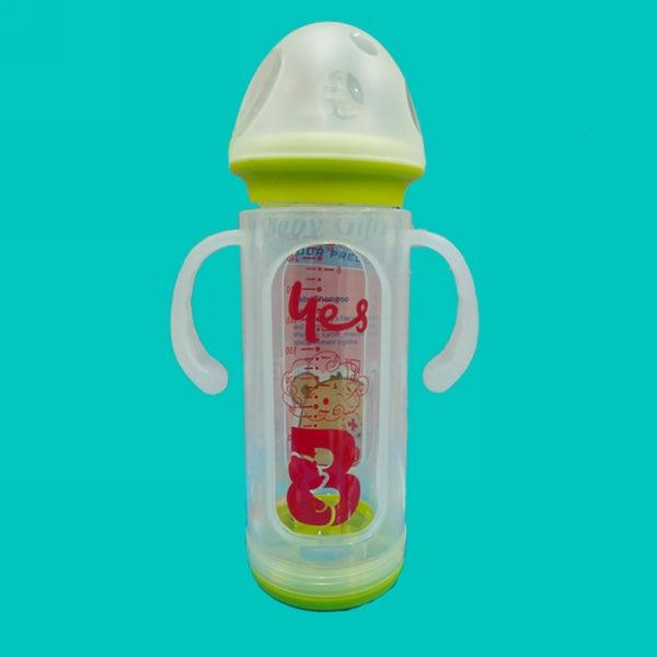 YES GLASS BOTTLE BABY FEEDER AZ-7195 240ML - Nazar Jan's Supermarket