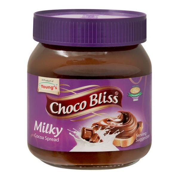 YOUNG`S CHOCO BLIS MILKI COCOA SPREAD 350GM - Nazar Jan's Supermarket